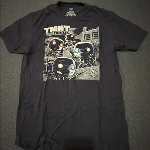 Black TMNT Graphic T-Shirt